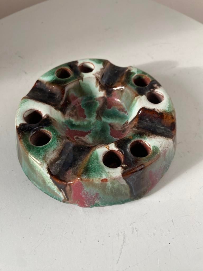 Cendrier vintage Treignon, Bijoux, Sacs & Beauté, Broches, Comme neuf, Blanc, Enlèvement ou Envoi