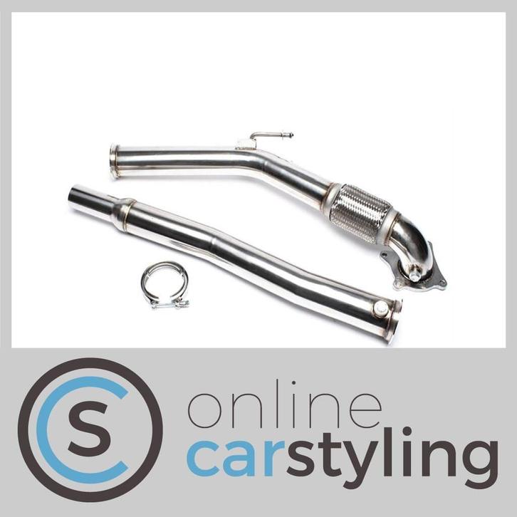 Downpipe RVS VW Scirocco 2.0FSI, Auto-onderdelen, Uitlaatsystemen, Volkswagen, Nieuw, Ophalen of Verzenden