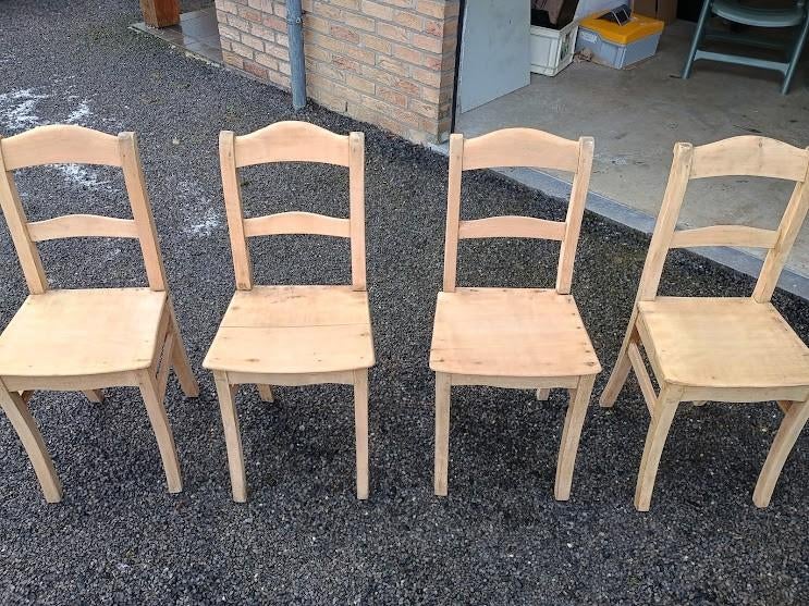 Chaises de herve (10€ pièce), Maison & Meubles, Chaises, Autres couleurs, Enlèvement, Utilisé, Bois