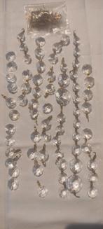 Echte strass kristallen lusters 69 stuks + haakjes, Huis en Inrichting, Ophalen of Verzenden