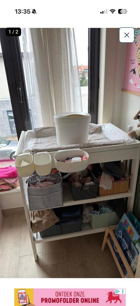 Verzorgingstafel, Enfants & Bébés, Bains & Soins, Utilisé, Autres types, Autres marques, Standard, Enlèvement