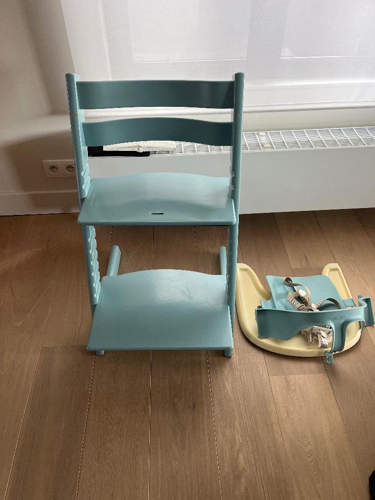 Tripp trapp, Ophalen, Gebruikt, Meegroeistoel, Gordel(s)