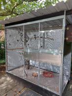 volière, Dieren en Toebehoren, Vogels | Hokken en Kooien, Ophalen, Zo goed als nieuw, Aluminium, Volière