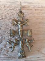 Kruisje Caravaca wonder reliekhouder, Ophalen of Verzenden, Gebruikt, Christendom | Katholiek