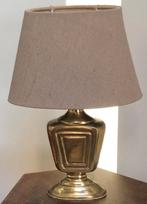 Lampe de lecture en cuivre jaune massif, bureau + lampe, Enlèvement, Tissus, Voor landelijk of modern interieur., Moins de 50 cm