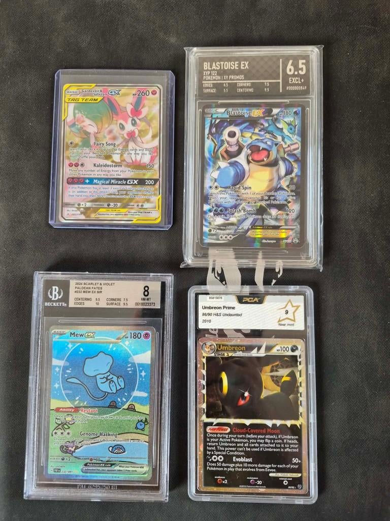 4 meer zeldzame grading/kaartje ruilen of te koop, Hobby en Vrije tijd, Ophalen, Nieuw, Meerdere kaarten