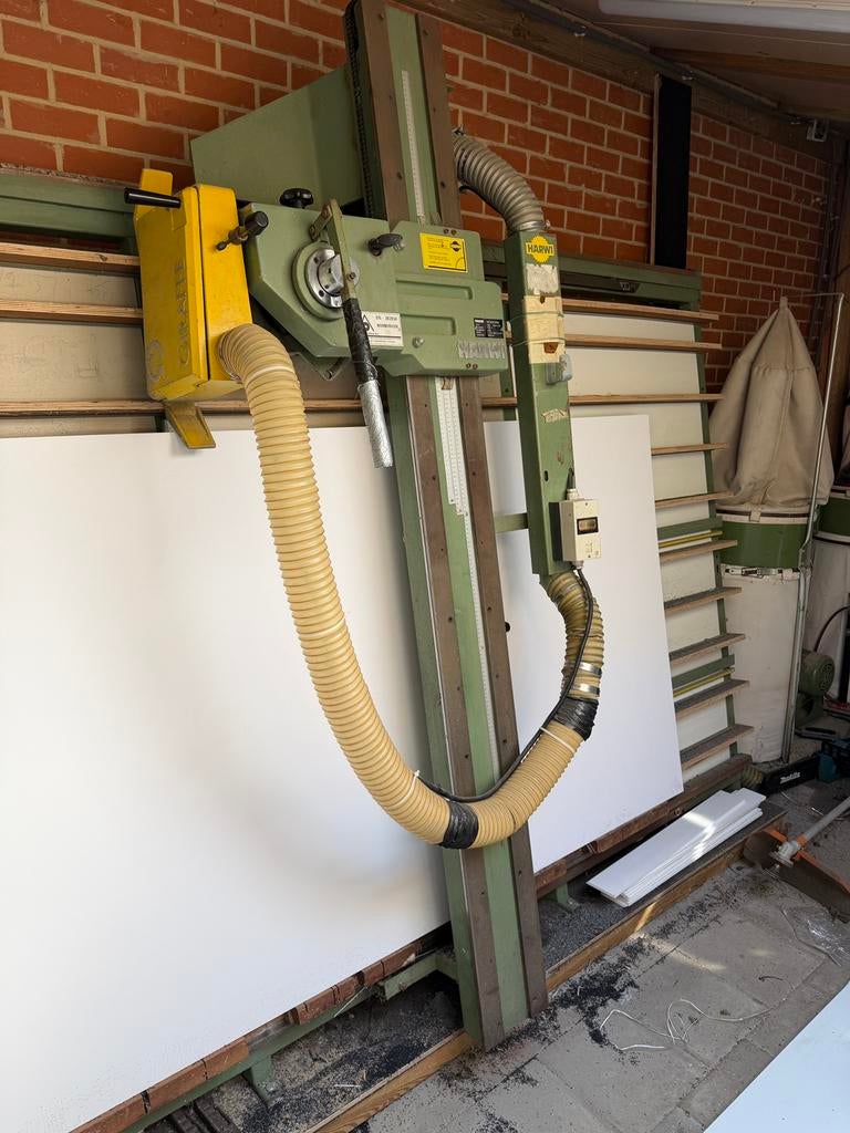 Wantzaag met afzuiging (harwi), Bricolage & Construction, Treuils et Palans, Enlèvement, Utilisé, Électrique