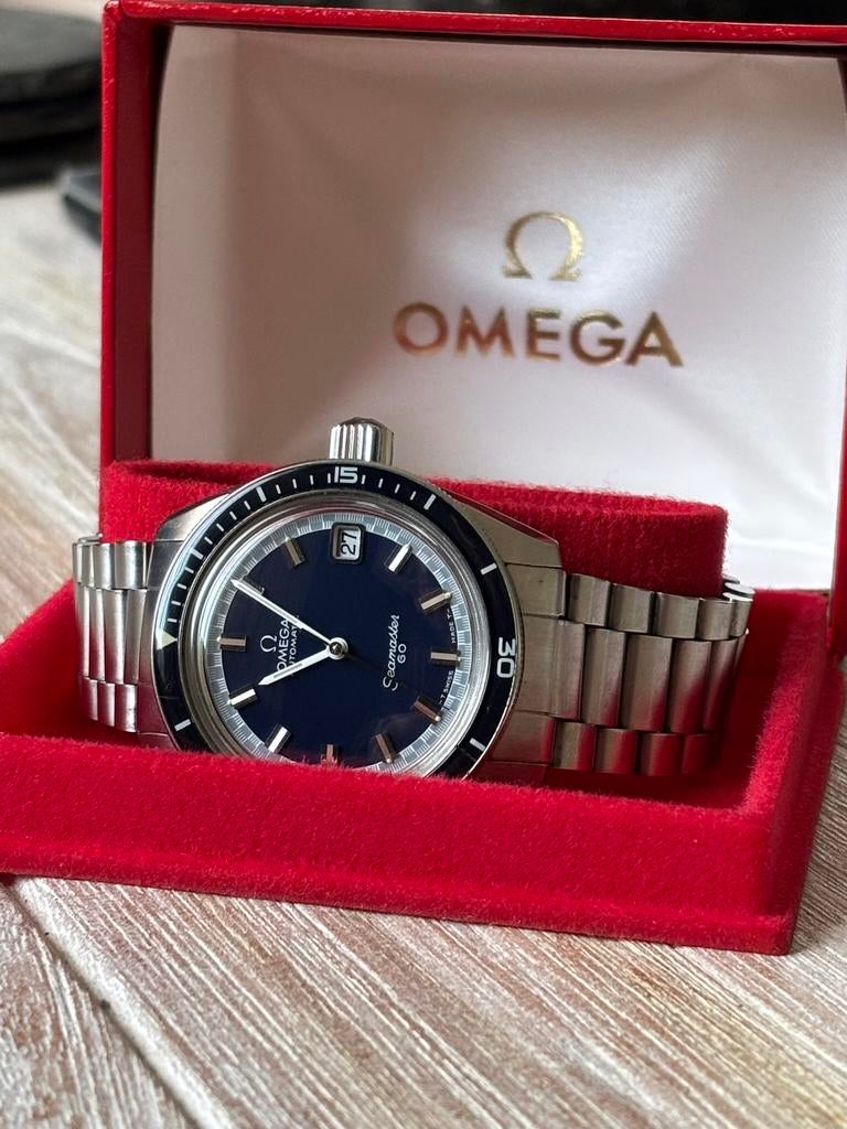 Omega Seamaster 60 Big Crown., Montre-bracelet, Enlèvement ou Envoi, Omega, Acier