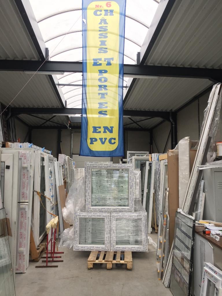 Déstockage de châssis et portes pvc, Ophalen, Nieuw