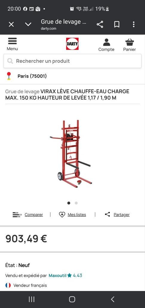 Nieuwe Virax lastheffer, Doe-het-zelf en Bouw