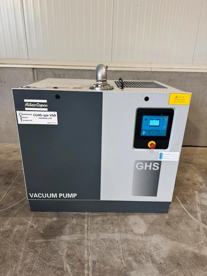 Atlas Copco GHS 350 VSD vacuümpomp, Doe-het-zelf en Bouw, Compressors, Zo goed als nieuw, Geluidgedempt, Ophalen