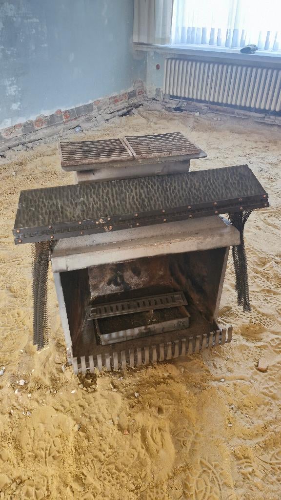 Inbouw open haard, Ophalen