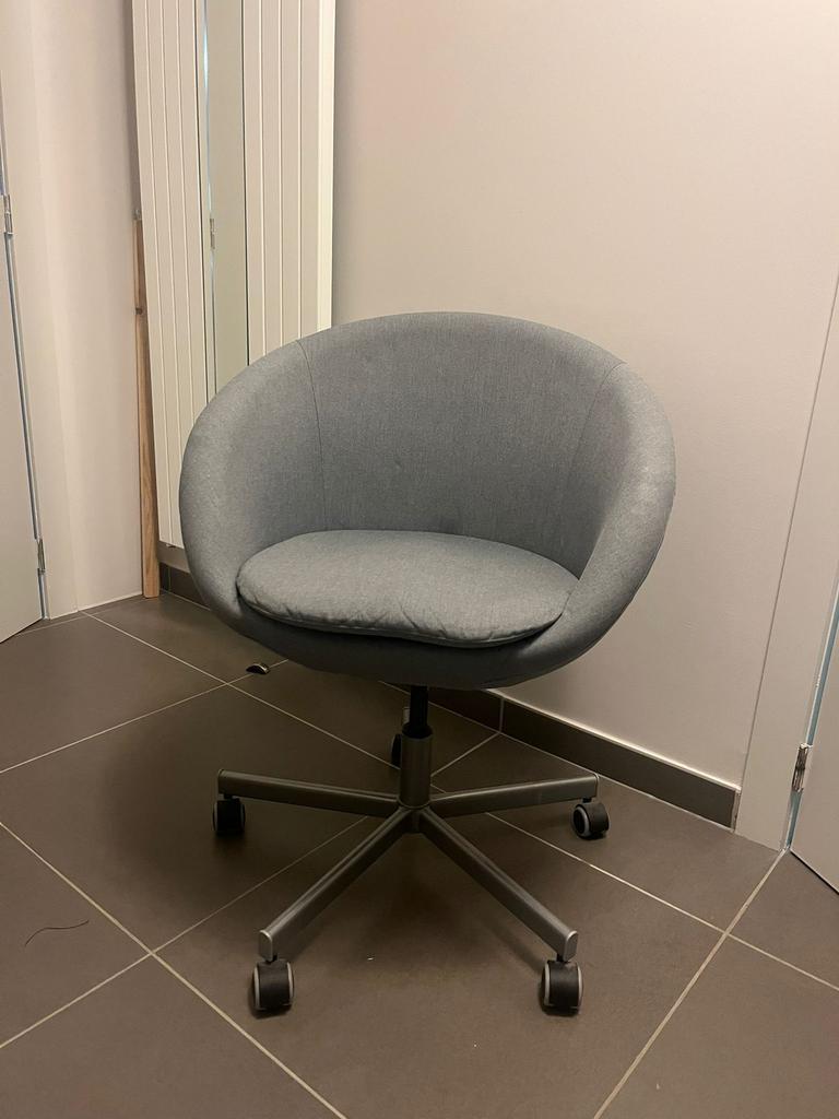 Bureaustoel, Huis en Inrichting, Bureaustoelen, Ophalen, Gebruikt, Grijs, Bureaustoel