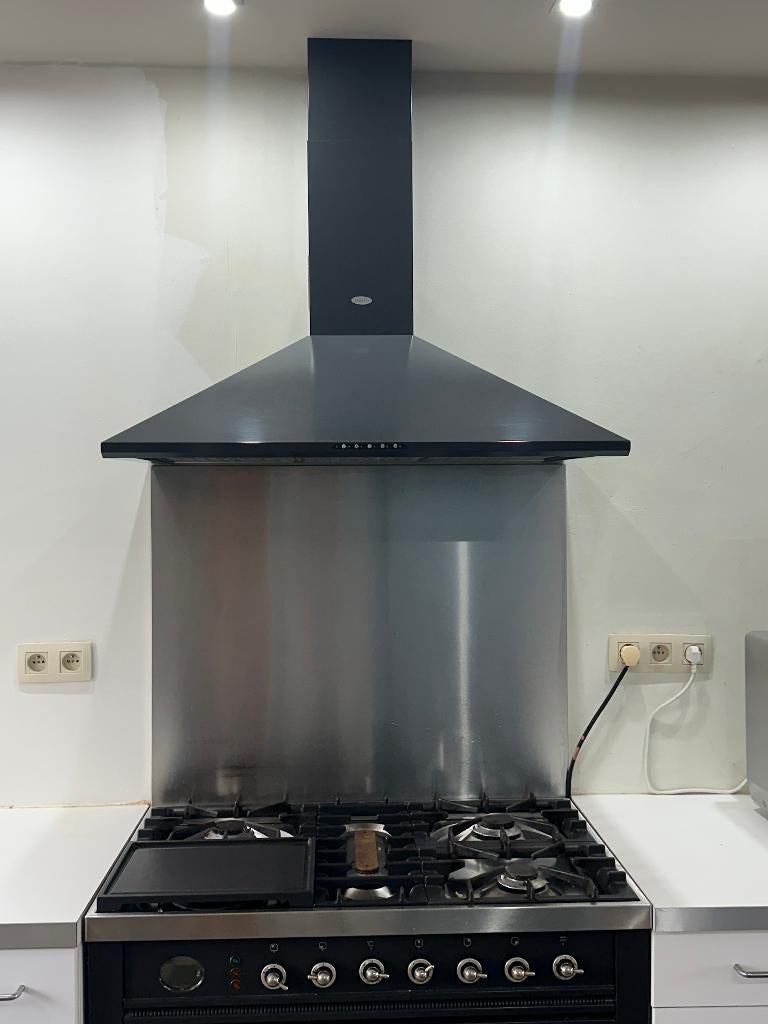 Poêle Boretti avec four - foyer à gaz - look rétro élégant, Plaque chauffante, Enlèvement, Utilisé, À Poser