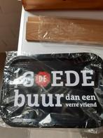 Dienblad D.E (L.34cm.,BR.24 cm.)Met spreuk op., Enlèvement ou Envoi, Neuf, Douwe Egberts