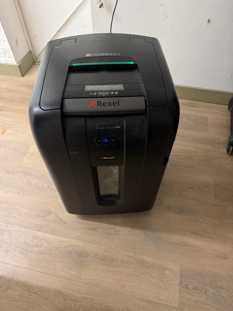 Rexel 500x versnipperaar, Ophalen of Verzenden, Zo goed als nieuw