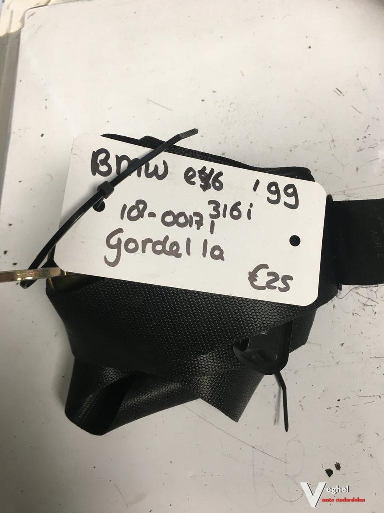 BMW E46 1999 Gordel Linksachter, -, Utilisé, -, -