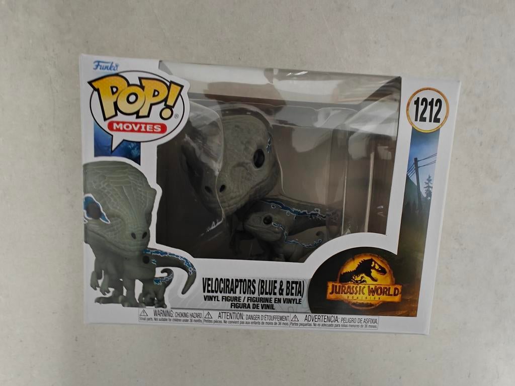 Figurine Pop Jurassic World 1212 Blue & Beta, Collections, Jouets miniatures, Enlèvement, Neuf