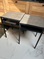 Tables d'appoint/tables de nuit en métal, Enlèvement, Comme neuf, Métal