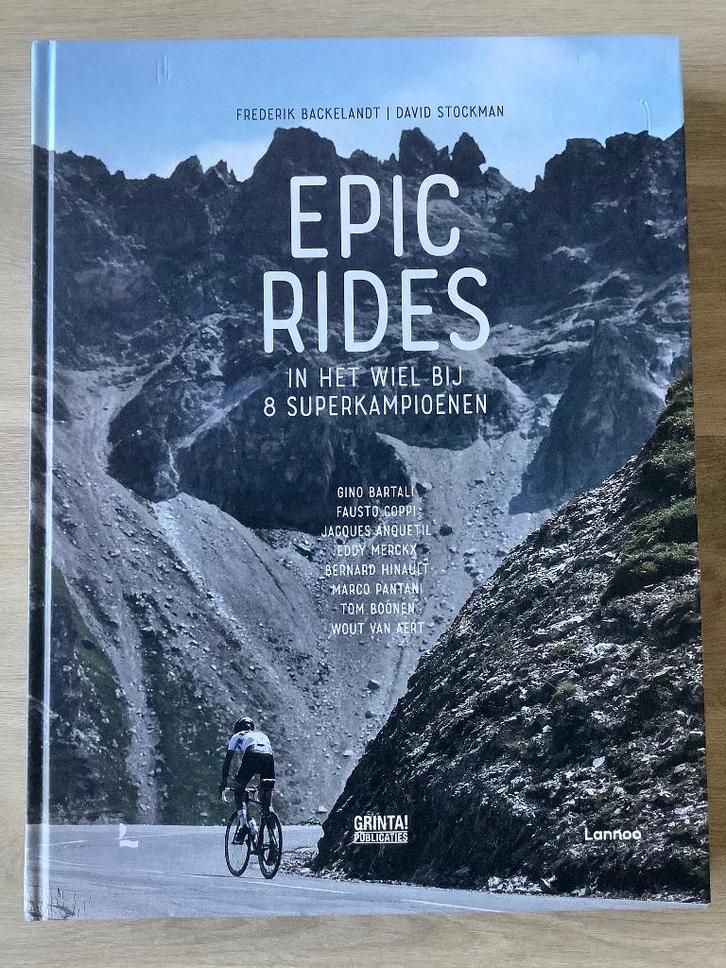 Epic Rides -  In het wiel bij 8 superkampioenen, Boeken, Sportboeken, Nieuw, Lopen en Fietsen, Ophalen of Verzenden