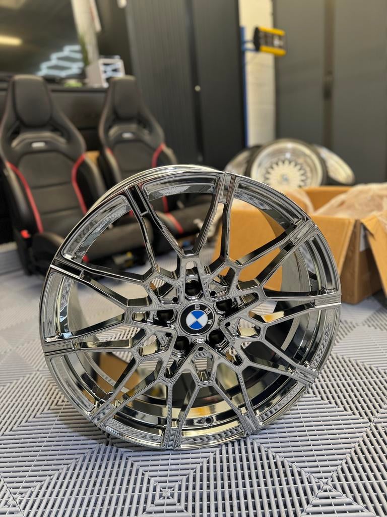 BMW FORGED WHEELS 5x120 CHROOM 20 inch, Auto-onderdelen, Banden en Velgen, Ophalen, 20 inch, Velg(en)