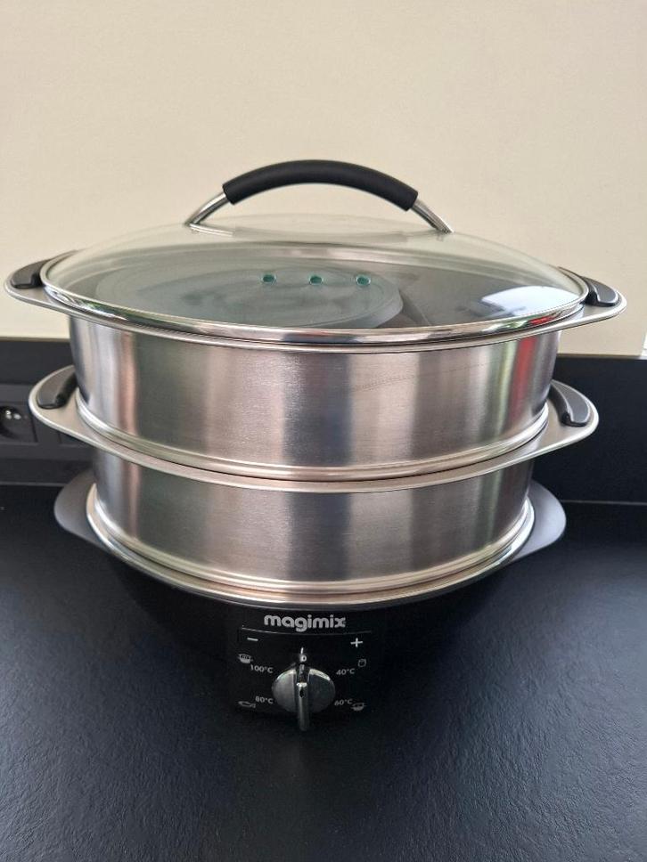 Magimix stoomkoker - 2 lagen/XL volume, Elektronische apparatuur, Rijstkokers, Zo goed als nieuw, Vaatwasmachinebestendig, Ophalen