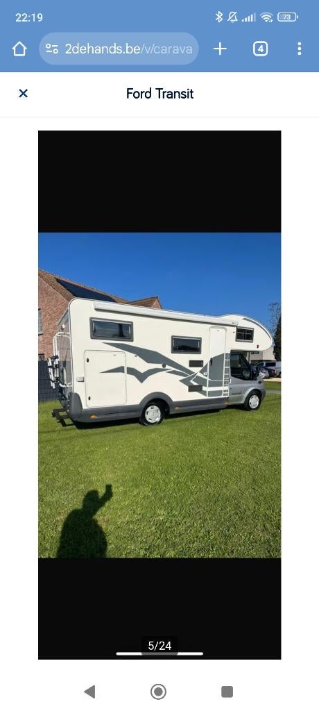 Camper Ford, Caravanes & Camping, Camping-cars, Toilette à cassette, Boîte manuelle, Ford, 5 à 6 mètres