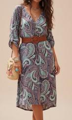 leuke nette jurk met print, Envoi, Comme neuf, Taille 38/40 (M), Sous le genou