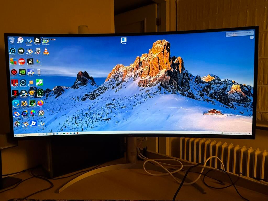 LG 40 inch monitor 5K ips nano high end monitor, Computers en Software, Ophalen, Zo goed als nieuw, Thunderbolt, IPS