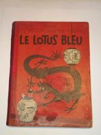 TINTIN "Le Lotus Bleu" EO B1/1946, Eén stripboek, Ophalen of Verzenden, Gelezen, Hergé