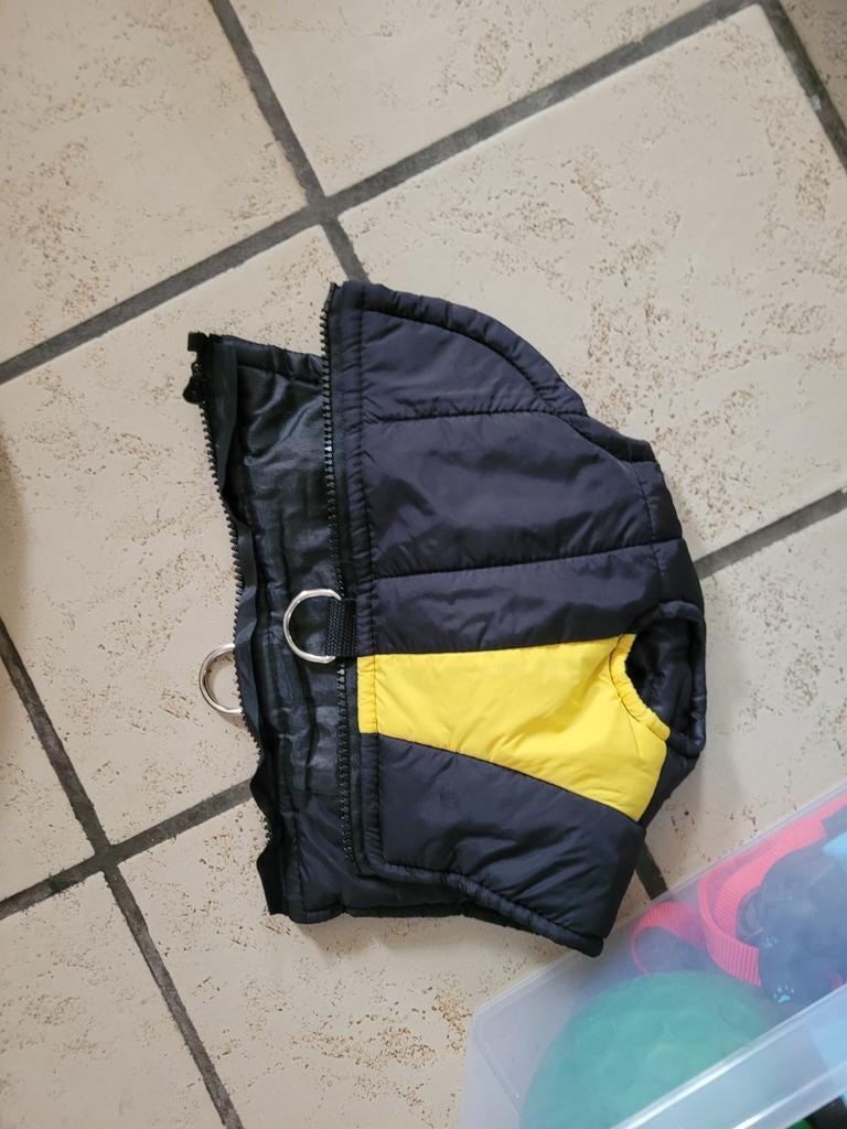 Riem en jasje S voor kleine hond, Ophalen