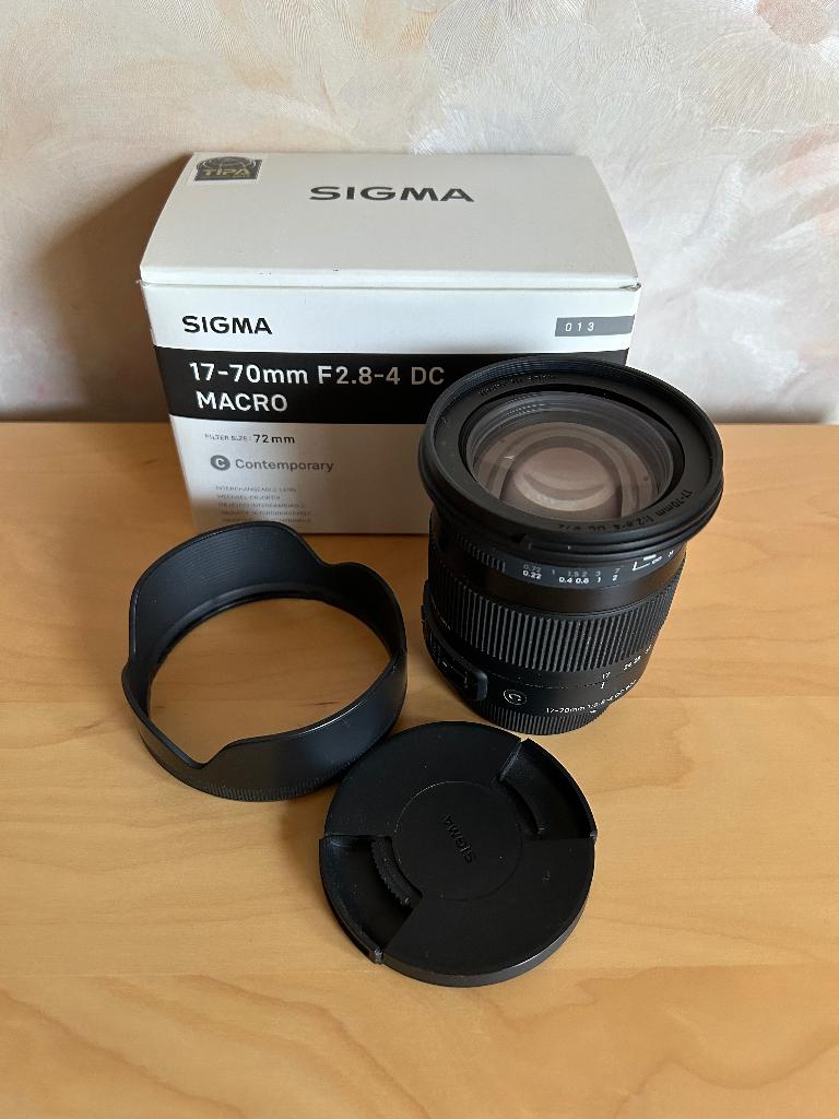 Objectif Sigma 17-70mm F2,8-4 DC Macro pour Nikon, TV, Hi-fi & Vidéo, Photo | Lentilles & Objectifs, Comme neuf, Lentille standard