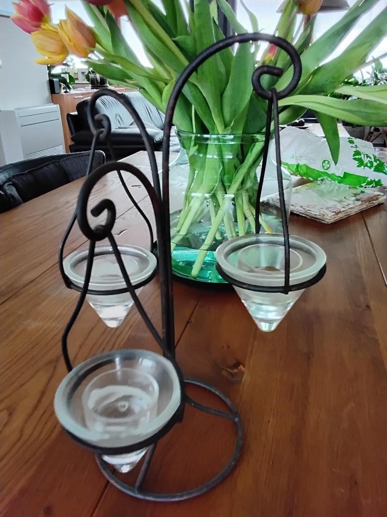 Theelichthouder, 25 à 50 cm, Brun, Enlèvement, Utilisé