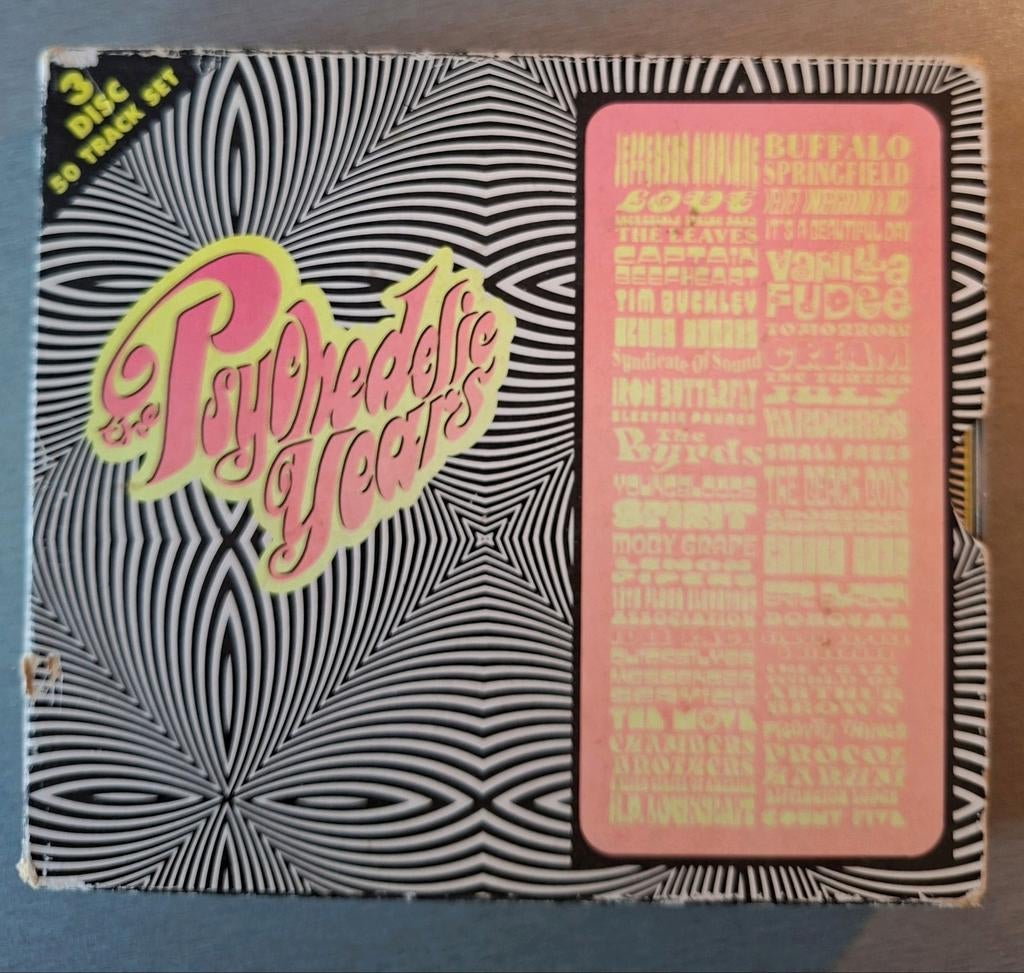 Boîte de 3 CD. Les années psychédéliques. 1966-1969., CD & DVD, CD | Compilations, Utilisé, Enlèvement ou Envoi