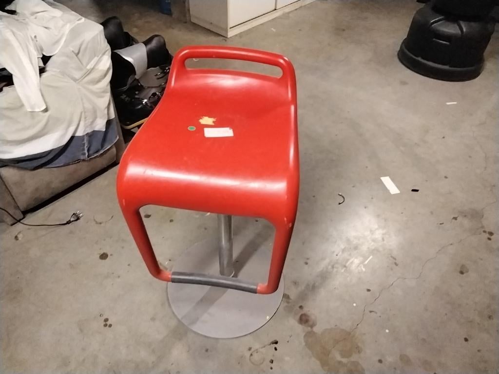 Barkruk segis, Ophalen, Kunststof, Gebruikt, 60 tot 90 cm