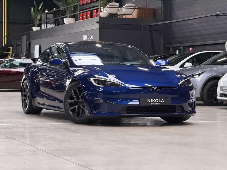 Tesla Model S PLAID - ENHANCED AP - 21 WHEELS (bj 2022), Auto's, Tesla, Bedrijf, Te koop, Model S, 4x4, ABS, Achteruitrijcamera