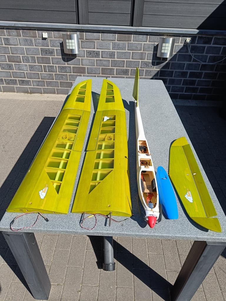 Rc zweefvliegtuig, Ophalen