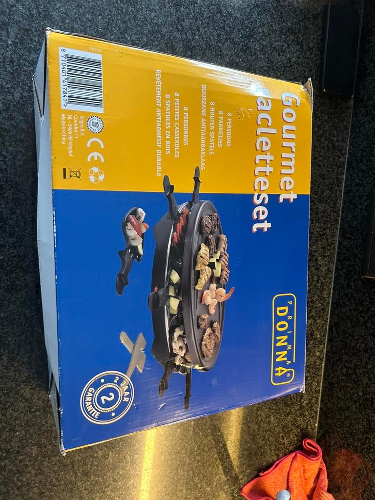 Racletteset 8 personen, Ophalen, Nieuw, 8 personen of meer