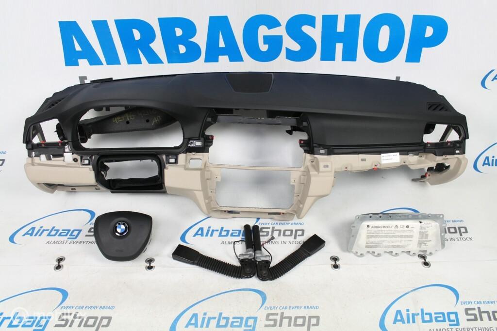 Airbag kit - Tableau de bord beige speaker BMW 5 serie F10, Enlèvement ou Envoi, Utilisé
