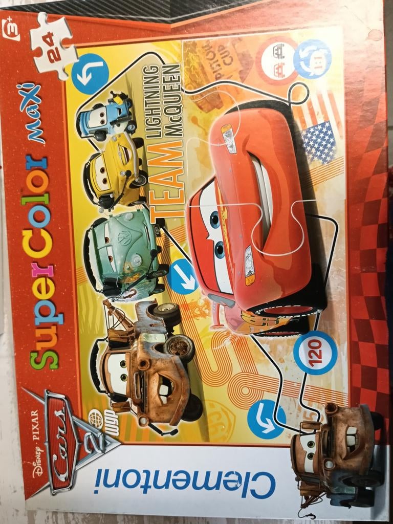 Cars puzzel, Ophalen