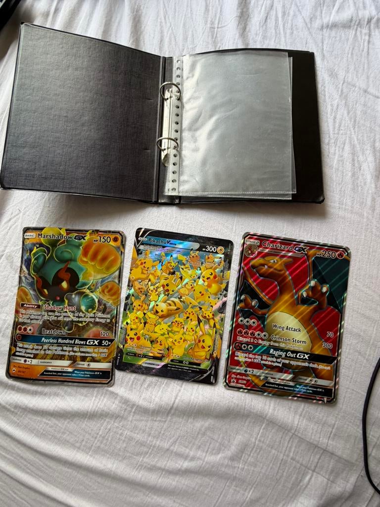 Pokémon kaarten + map – In nette staat – Alleen afhalen, Ophalen, Zo goed als nieuw