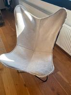 Vlinderstoel koehuid., Ophalen, Zo goed als nieuw