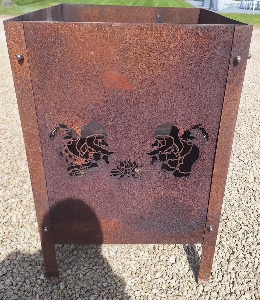 La Chouffe vuurkorf, Ophalen