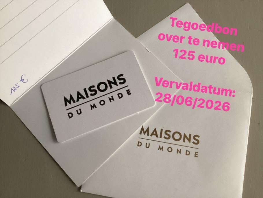 tegoedbon, Tickets & Billets