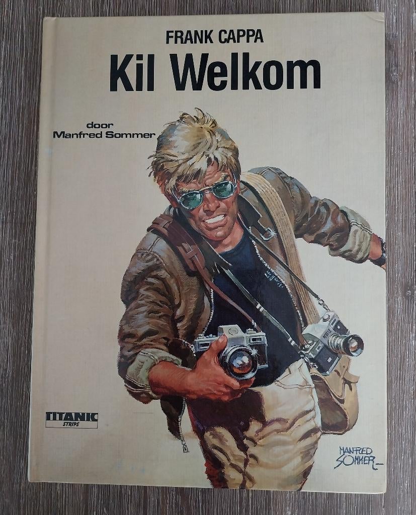strip Frank cappa, Gelezen, Eén stripboek, Ophalen of Verzenden, Manfred Sommer