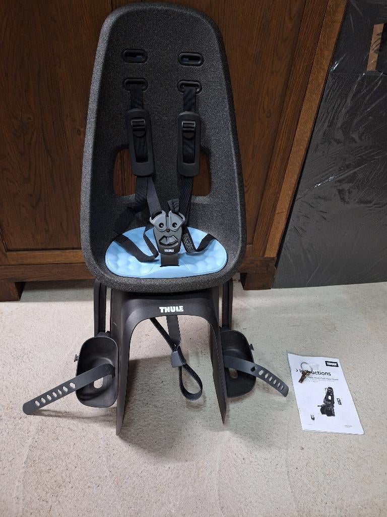 Kinderfietszitje Thule Yepp Nexxt maxi, Ophalen, Achterzitje, Voetsteuntjes, 9 t/m 18 kg