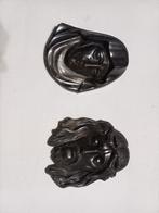 Hoofden Jezus en Maria, Antiek en Kunst, Antiek | Religieuze voorwerpen, Ophalen of Verzenden