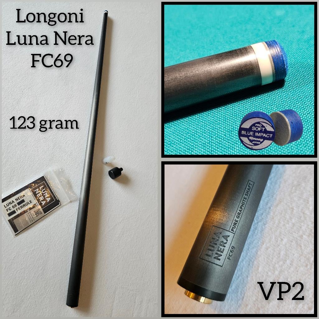 Longoni Luna Nera FC69 VP2 - 11,8mm / Nieuw - Vaste prijs!, Sport en Fitness, Ophalen of Verzenden, Nieuw, Keu of Ballen