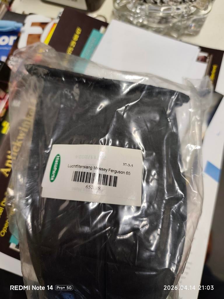 Luchtfilter slang massey Ferguson 65, Ophalen