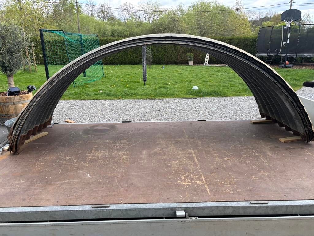 Witloof platen witloof boogen 9stuks, Ophalen, Gebruikt, Overige typen, Metaal